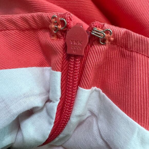 Milly Colorblock Belted Notch Neck Mini Sheath Dress - Picture 10 of 12